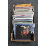 A box of seventy-five vinyl records - Gary Numan, Tears for Fears,