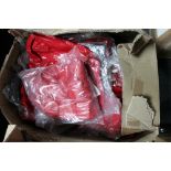 A quantity of Phaze leather trousers and PVC bodices