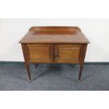 A Victorian mahogany washstand