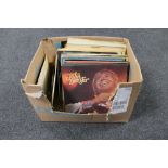 A box of vinyl records - Queen, John Denver, classical etc.