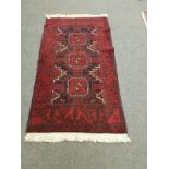 A Persian rug,