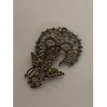 A nice quality silver and paste Victorian pendant