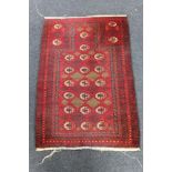 An Afghan prayer rug,