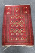 An Afghan prayer rug,