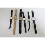 Six assorted lady's wristwatches - Accurist, Sekonda,