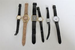 Six assorted lady's wristwatches - Accurist, Sekonda,