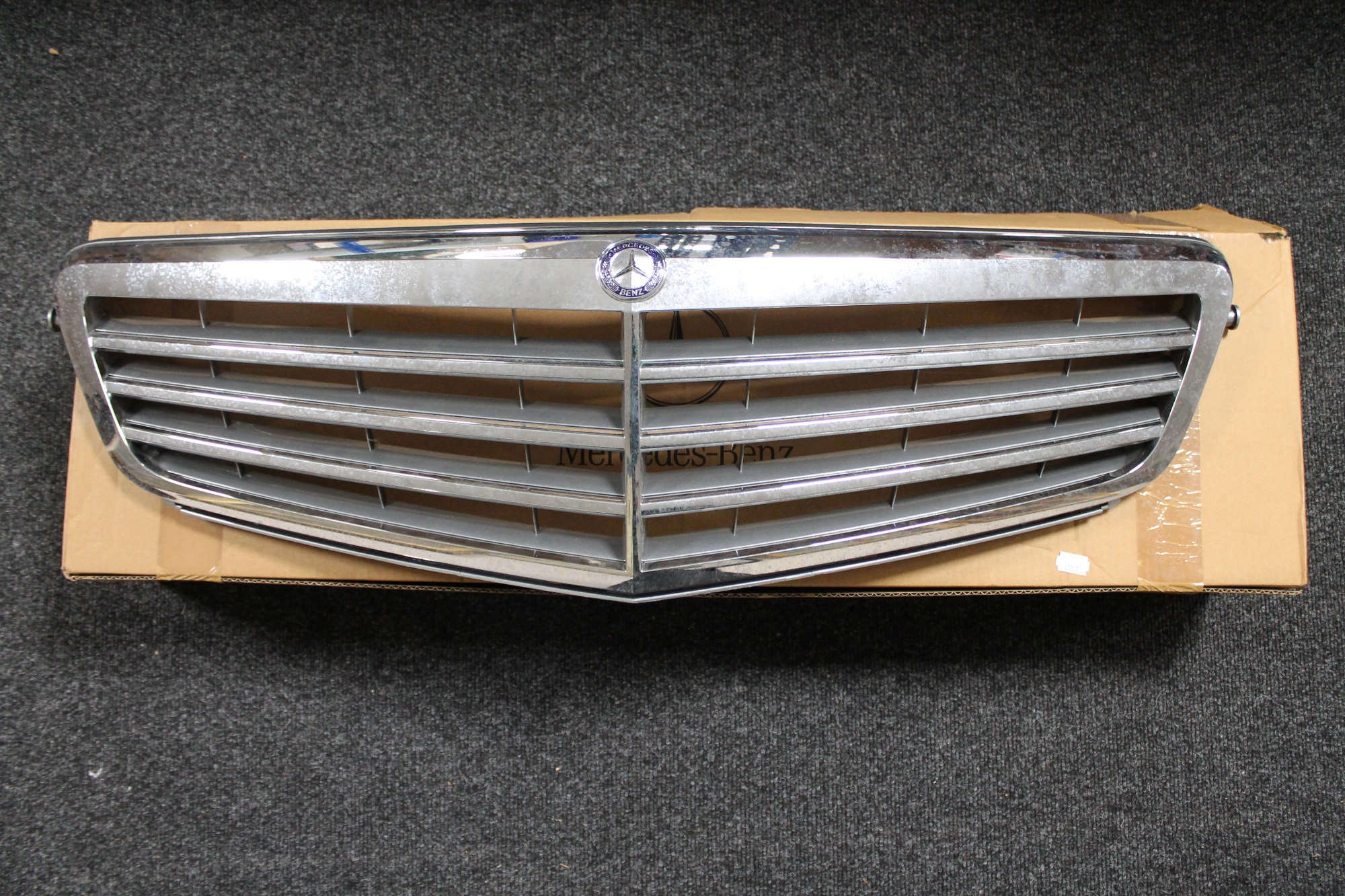 A boxed Mercedes Benz W204 front grill