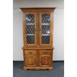 An American style double door kitchen cabinet fitted with drawers and cupboards