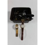 A box of assorted Gentleman's wrist watches,