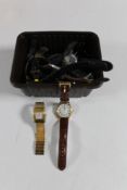 A box of assorted Gentleman's wrist watches,