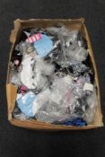 A box of phaze fantasy bras and underwear