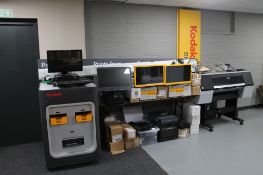 The contents of a photographic printing business to include - Apex 30 inch systems,