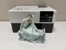 A Royal Doulton pretty ladies natural beauty collection figure - Tranquility HN 4778, boxed.