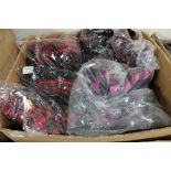 A box of phaze tartan mini skirts various