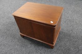 A mahogany Regency style coal receiver with no liner