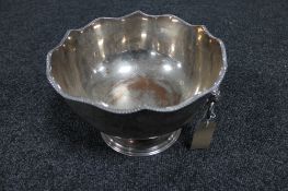 An early 20th century silver plated punch bowl - Cardeston Cup