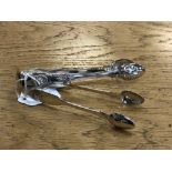 Two pairs of Victorian silver sugar tongs CONDITION REPORT: 120.4g gross.