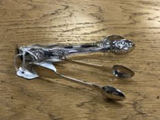 Two pairs of Victorian silver sugar tongs CONDITION REPORT: 120.4g gross.