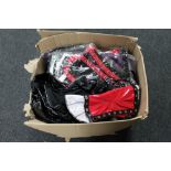 A box of phaze gloss hourglass corsets and punk zip front dresses