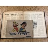 'Two Types', a Second World War cartoon book,
