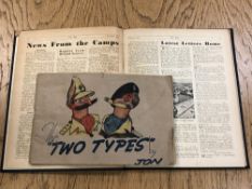 'Two Types', a Second World War cartoon book,