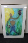 A framed print - Queen of all the Sea