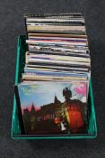 A crate of LP's and seven inch singles, Dionne Warwick,