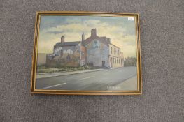George Patterson: The Crown and Anchor, Jarrow, oil on canvas, signed, 46cm by 60cm.