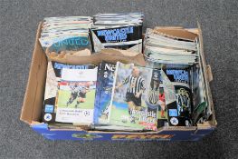 A box of approximately 250 late 1990's and 2000 Newcastle United football programmes