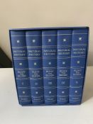 A set of five Folio Society volumes, Pliny the Elder's Natural History Volumes I-V,