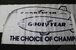 Two Goodyear The Choice of Champions advertising banners