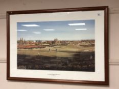 After Ken Reed: The King's Course, Gleneagles, reproduction in colours, numbered 384/850,