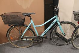 A lady's Centurion Basic road bike with rear shopping basket (rear wheel locked)