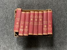 A box of eight volumes : Harmsworth Encyclopedia