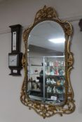 A period style gilt wall mirror