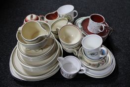 A tray of quantity of Susie Cooper designed tea china