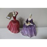 Two Royal Doulton figures,