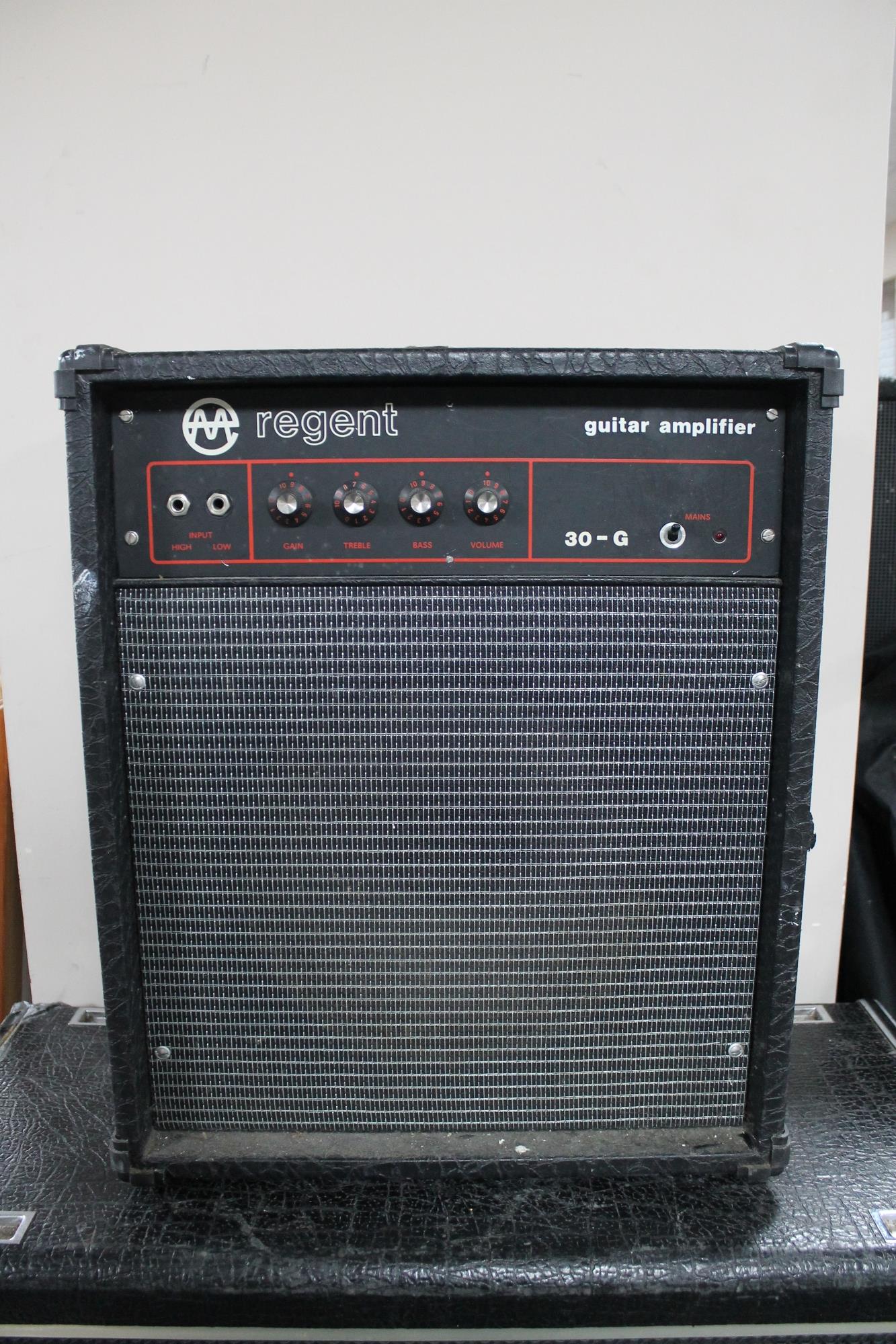 A Regent 30-G guitar amplifier