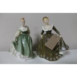 Two Royal Doulton figures,