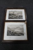 Two framed antiquarian S.H.