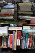 Three boxes of assorted books including war, Guinness World Records,