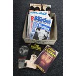 A box of 1970's and 80's Beatles magazines,