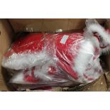 A box of Phaze Christmas dresses with hats