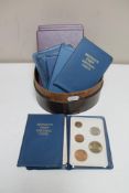 Three 1970's coins of Great Britain and Northern Ireland coin sets together with a further thirteen
