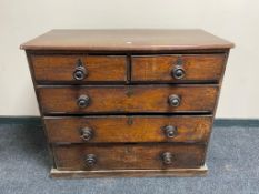 A George III five drawer chest