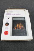 A boxed Sirocco Phoenix multi flue gas fire