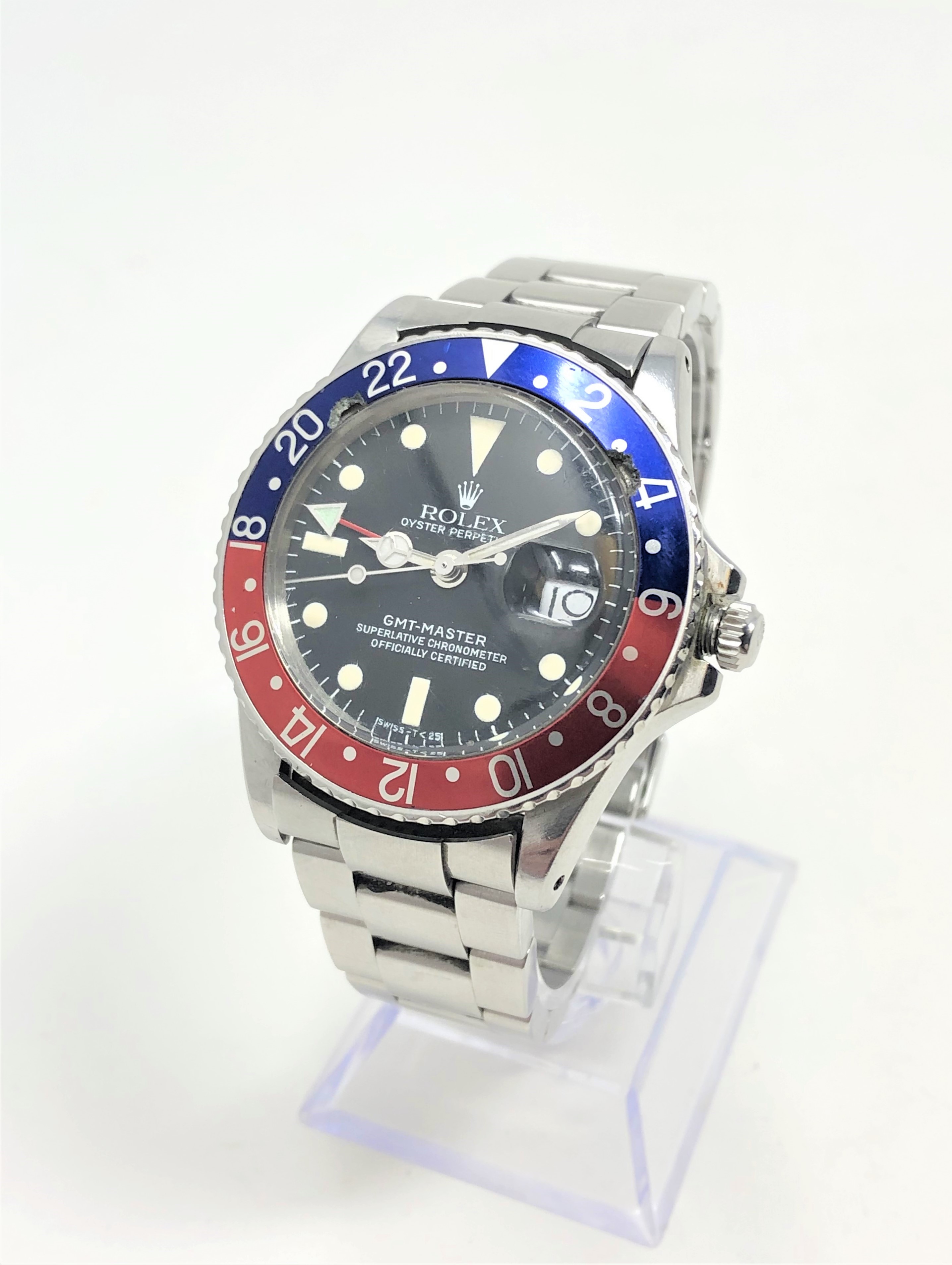 A Gent's Stainless Steel Rolex Oyster Perpetual GMT-Master Automatic Centre Seconds Wristwatch, ref.