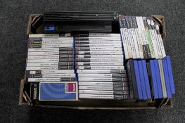 A box of Play Station 2 console,