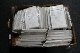 A box of Ordnance Survey maps