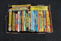 A box of mid century and later children's annuals, Loan Ranger,